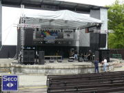 Stage připravené ke startu Hranického Rock Festu 2010